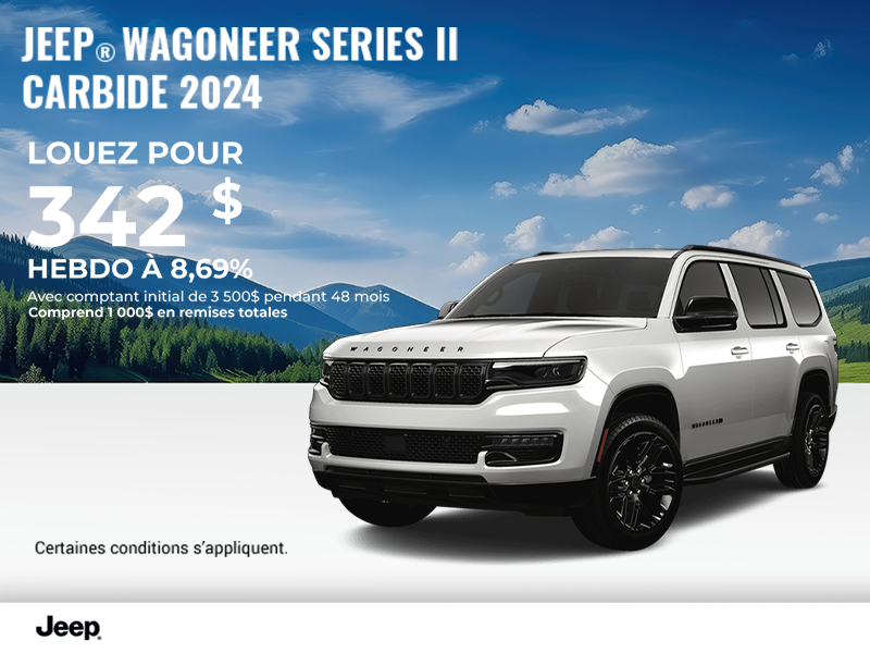 Conduisez un Jeep Wagoneer 2024!