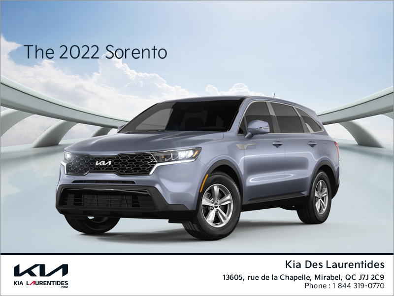 Get the 2022 Kia Sorento!