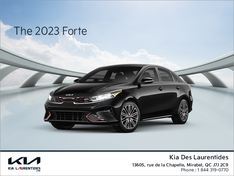 Get the 2023 Kia Forte!