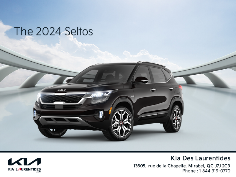 Get the 2024 Kia Seltos!