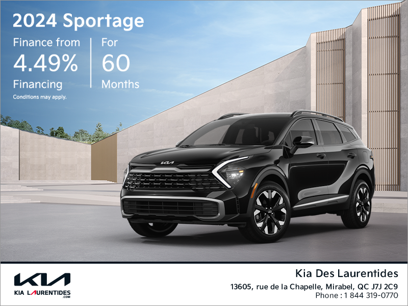 Get the 2024 Kia Sportage!