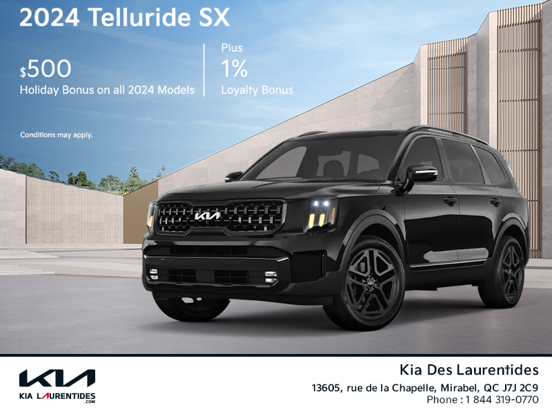 Get the 2024 Kia Telluride!