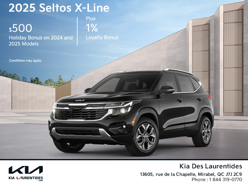 Get the 2025 Kia Seltos!