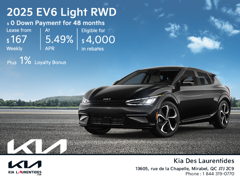 Get the 2025 Kia EV6!