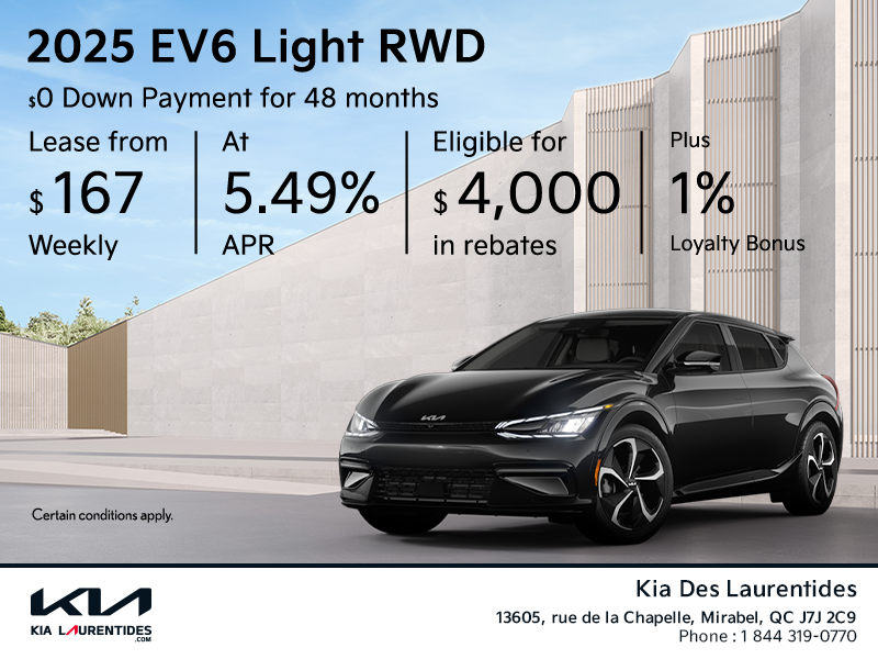 Get the 2025 Kia EV6!