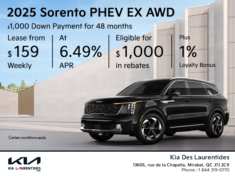 Get the 2025 Kia Sorento!