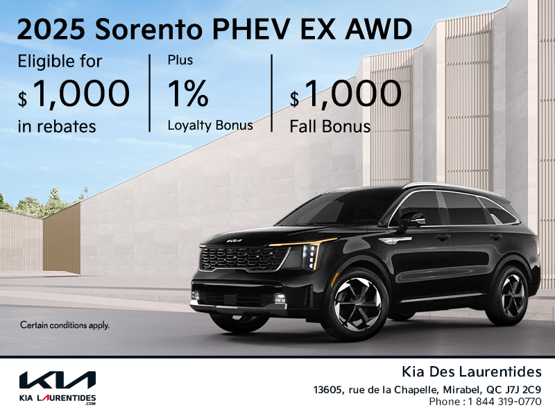 Get the 2025 Kia Sorento!