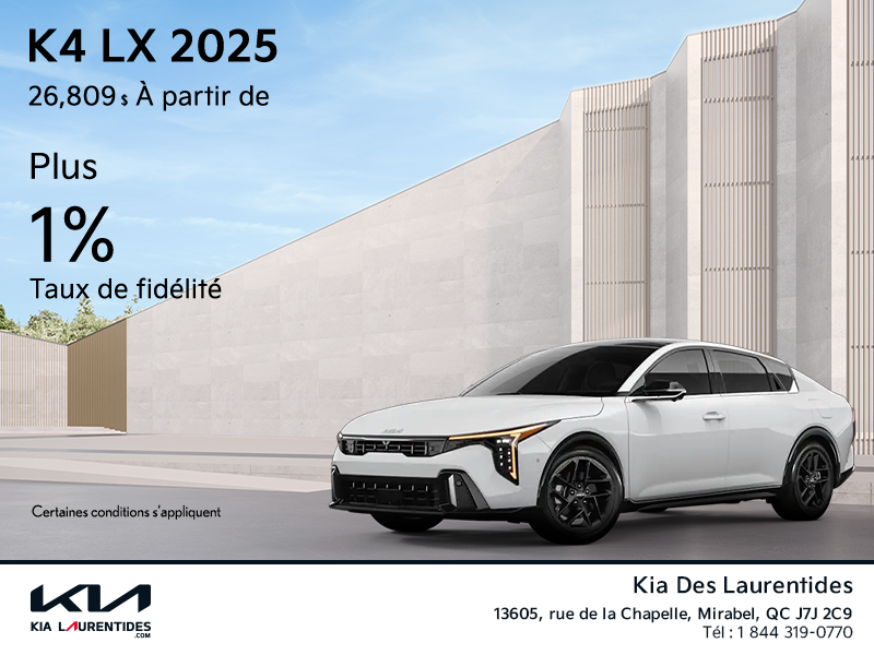 Le Kia K4 2025!