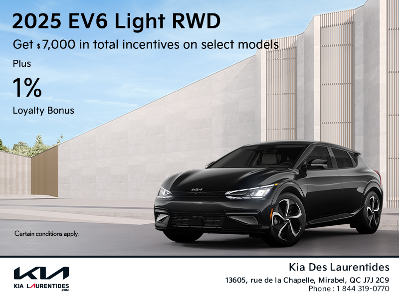 Get the 2025 Kia EV6!