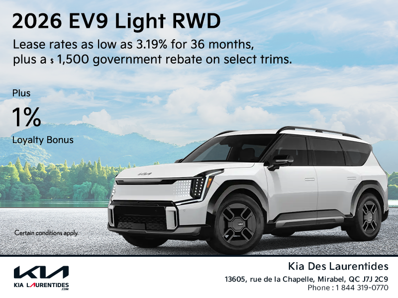 Get the 2026 Kia EV9!