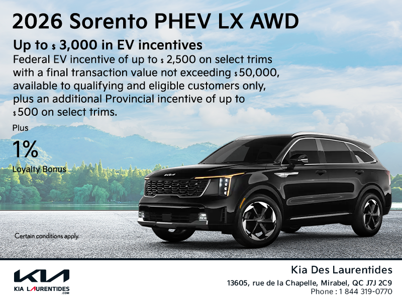 Kia 2026 Sorento PHEV