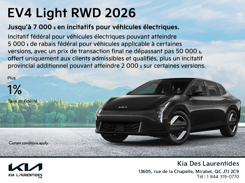 La Kia EV4 2026!