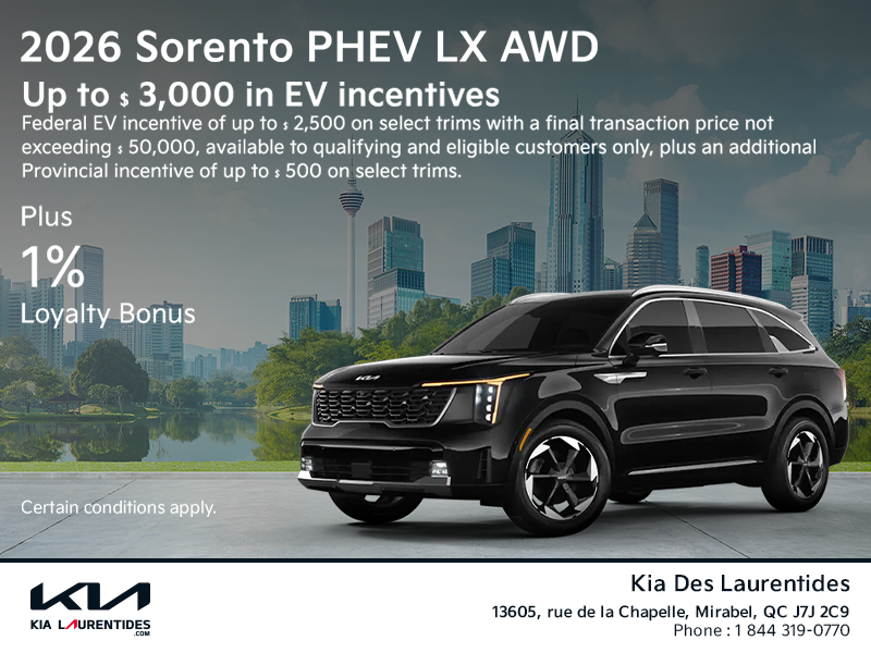 Kia 2026 Sorento PHEV
