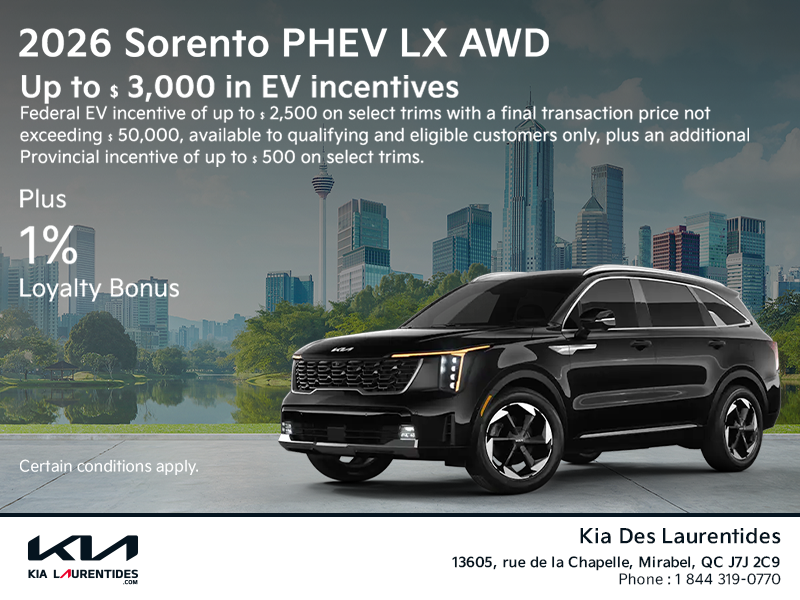 Kia 2026 Sorento PHEV