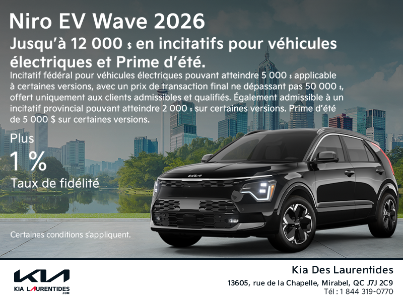 Kia Niro EV Wave 2026