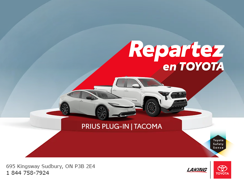 Repartez en Toyota!