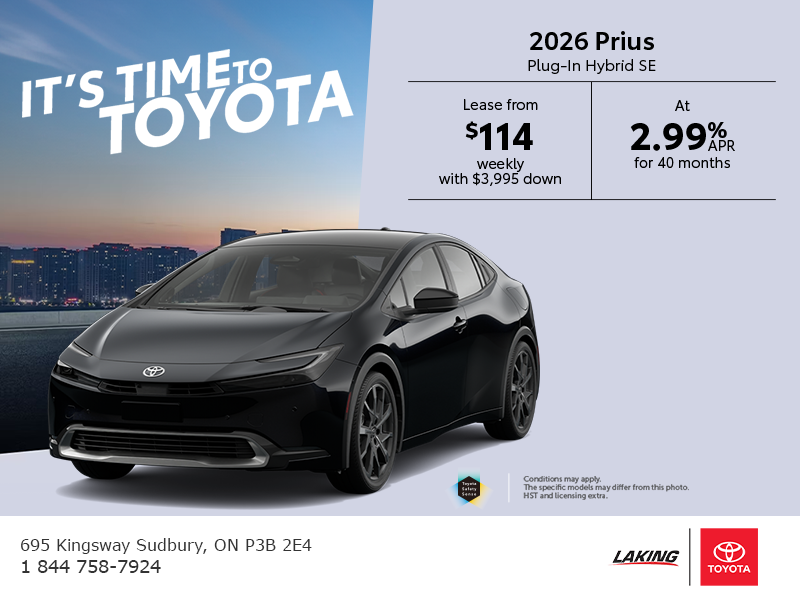 2026 Toyota Prius Plug-In Hybrid
