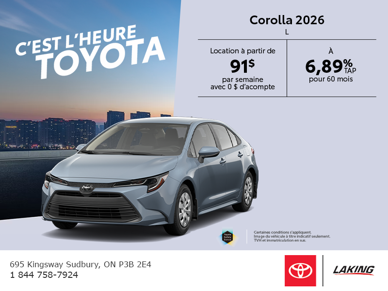 Toyota Corolla 2025