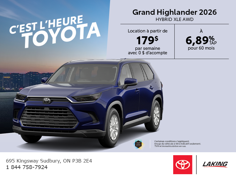 Toyota Grand Highlander hybrid 2025