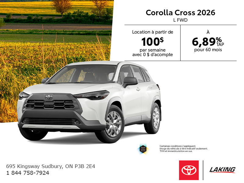 Toyota Corolla Cross 2026
