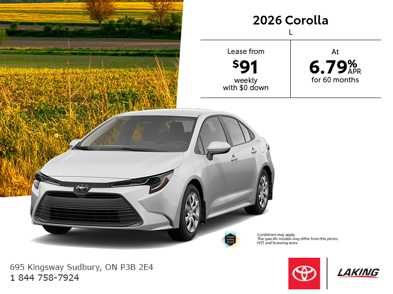 2026 Toyota Corolla L