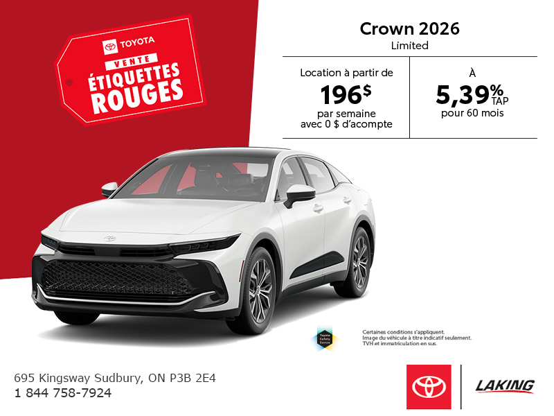 Toyota Crown Limited Hybride 2026