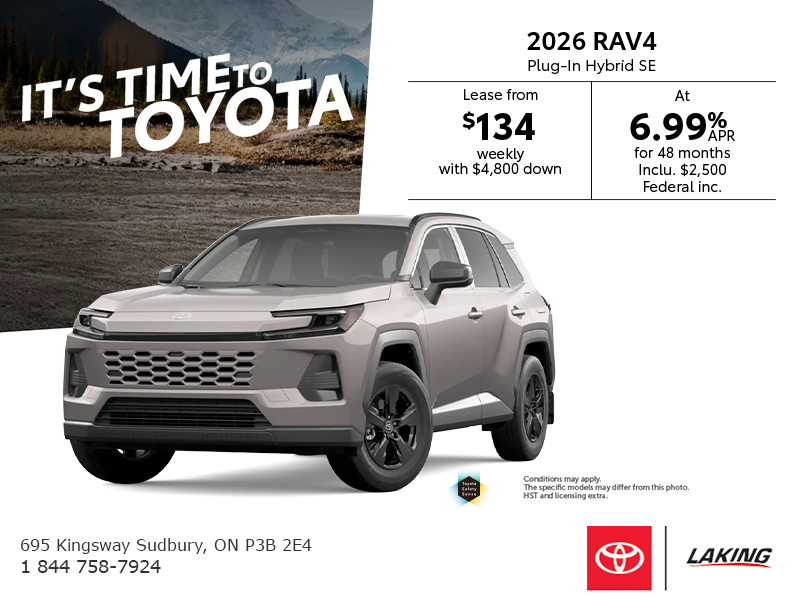 2026 Toyota RAV4 Plug-In Hybrid