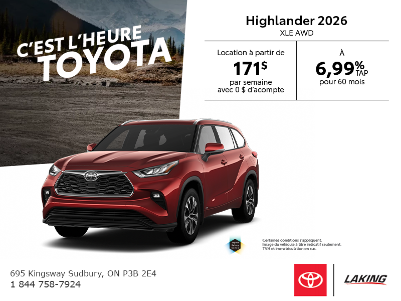 Toyota Highlander 2026