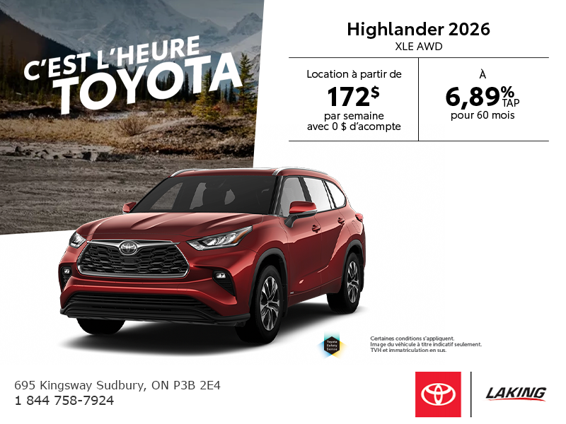 Toyota Highlander 2026