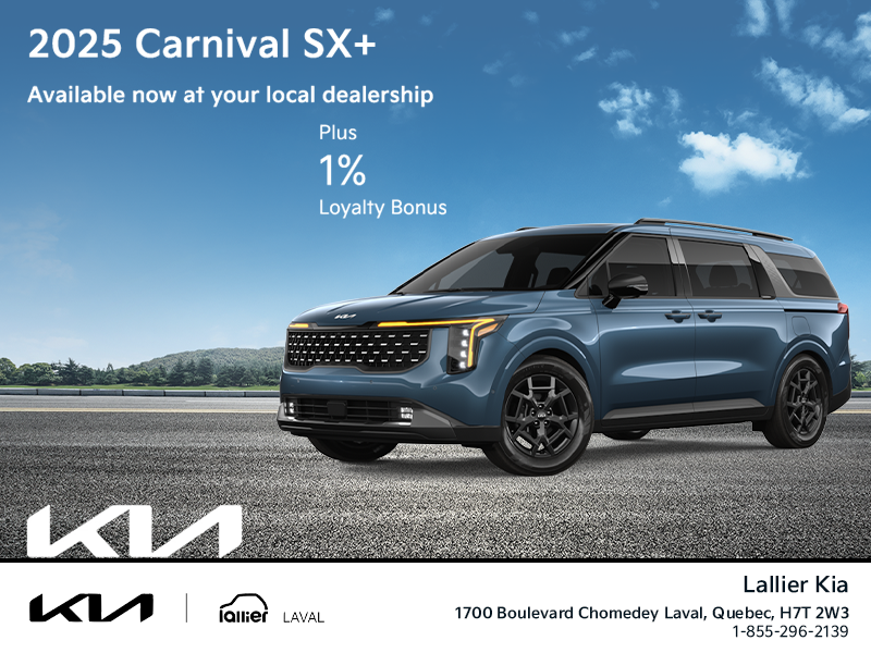 Get the 2025 Kia Carnival!