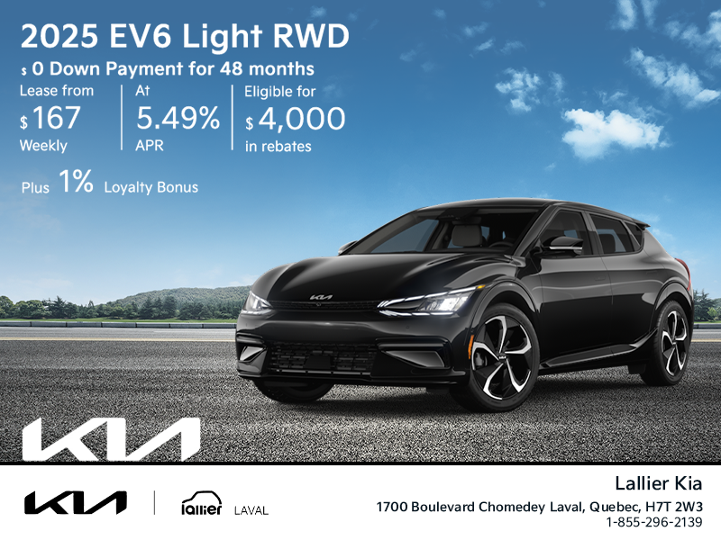 Get the 2025 Kia EV6!