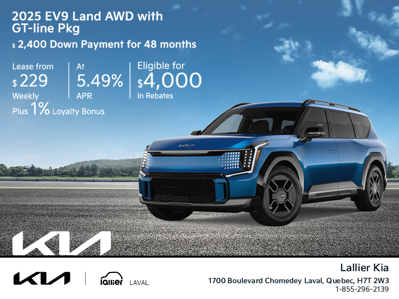 Get the 2025 Kia EV9!