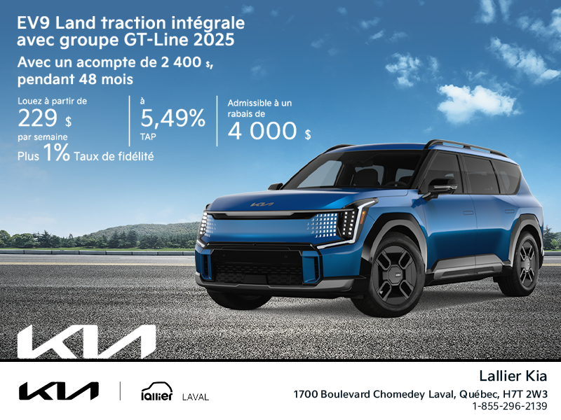 La Kia EV9 2025!