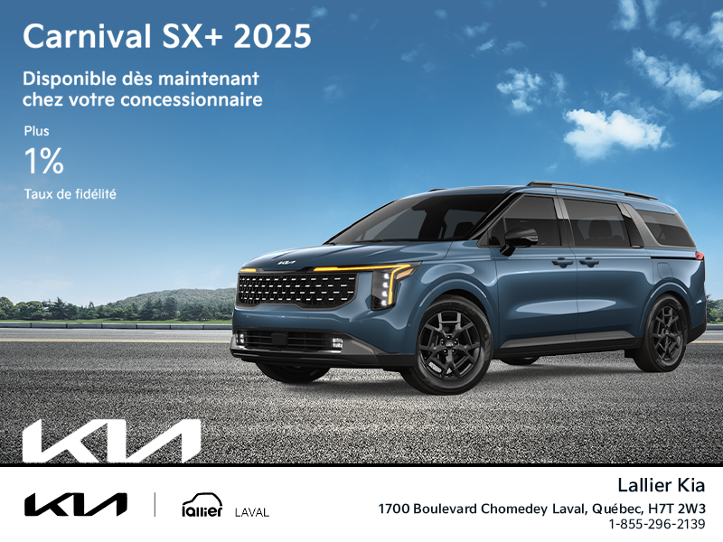 Le Kia Carnival 2025!