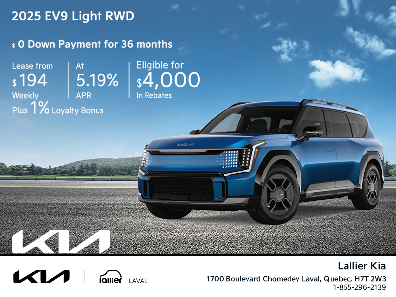 Get the 2025 Kia EV9!
