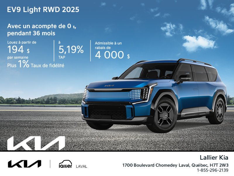 La Kia EV9 2025!