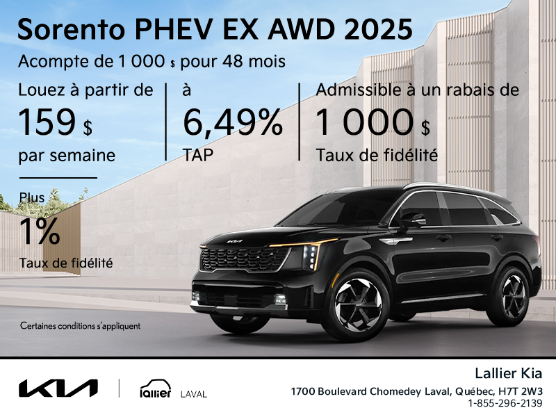Le Kia Sorento 2025!