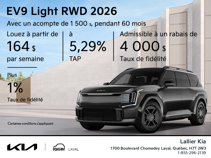 La Kia EV9 2026!
