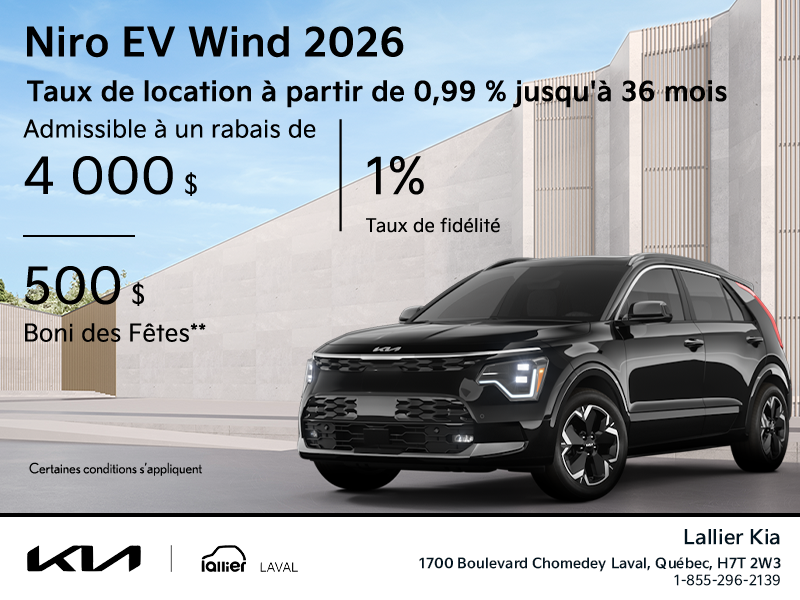 Le Kia Niro EV 2026!