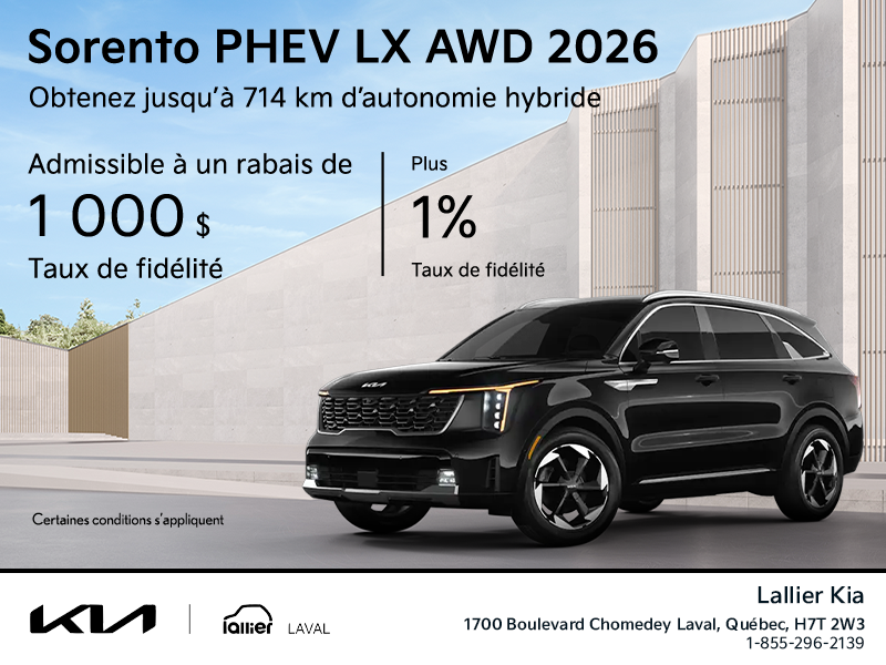 Le Kia Sorento 2026!