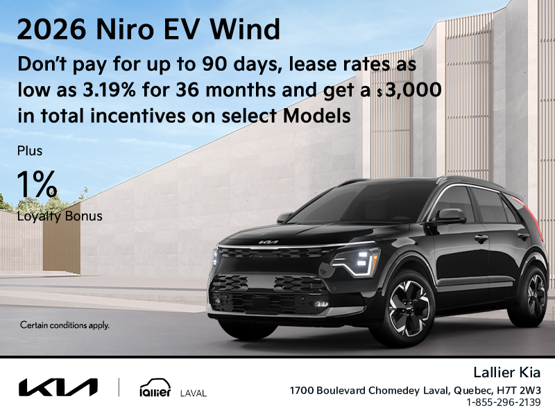 Get the 2026 Kia Niro EV Wind!