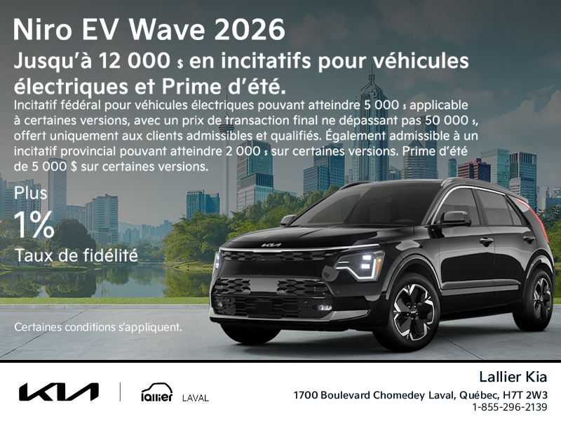 Kia Niro EV Wave 2026