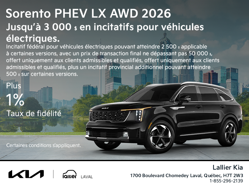 Kia Sorento PHEV 2026 