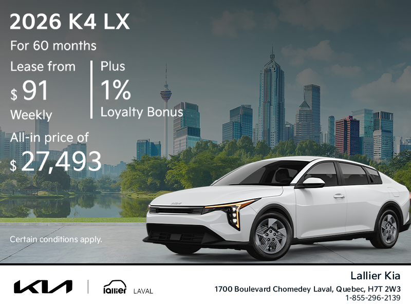 2026 Kia K4