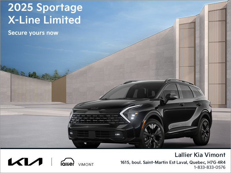 Get the 2025 Kia Sportage!