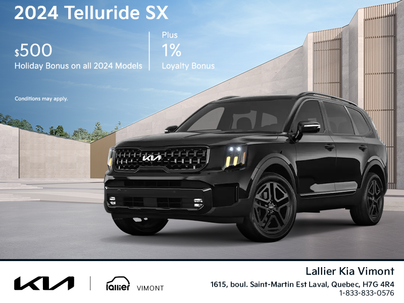 Get the 2024 Kia Telluride!