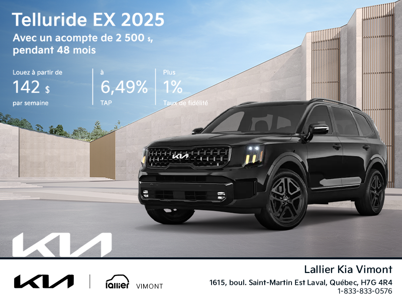 Le Kia Telluride 2025!