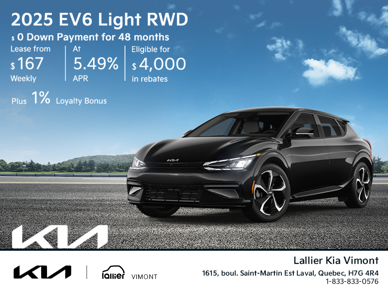Get the 2025 Kia EV6!