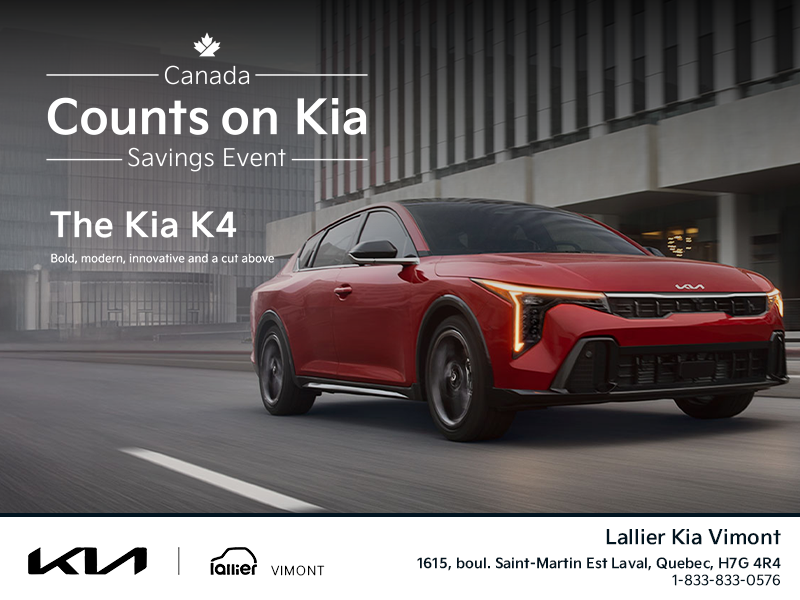 Get the 2025 Kia K4 !