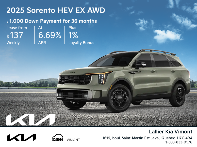 Get the 2025 Kia Sorento!